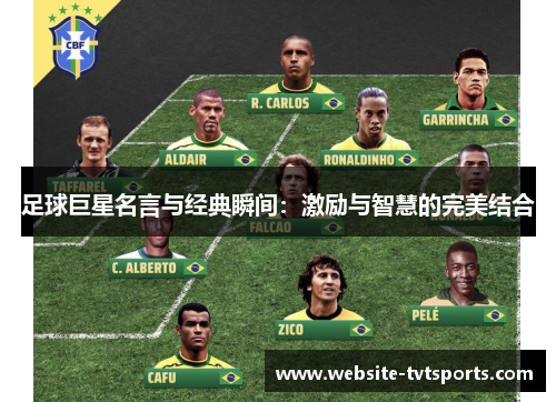 足球巨星名言与经典瞬间:激励与智慧的完美结合 足球巨星名言与经典瞬间:激励与智慧的完美结合